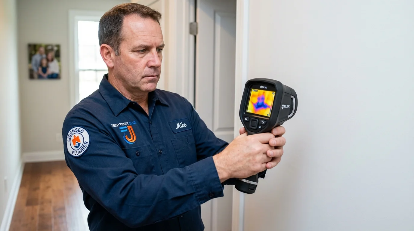 Thermal imaging leak detection by Johns Plumbing LLC in River Grove